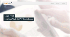 Desktop Screenshot of lead-print.com